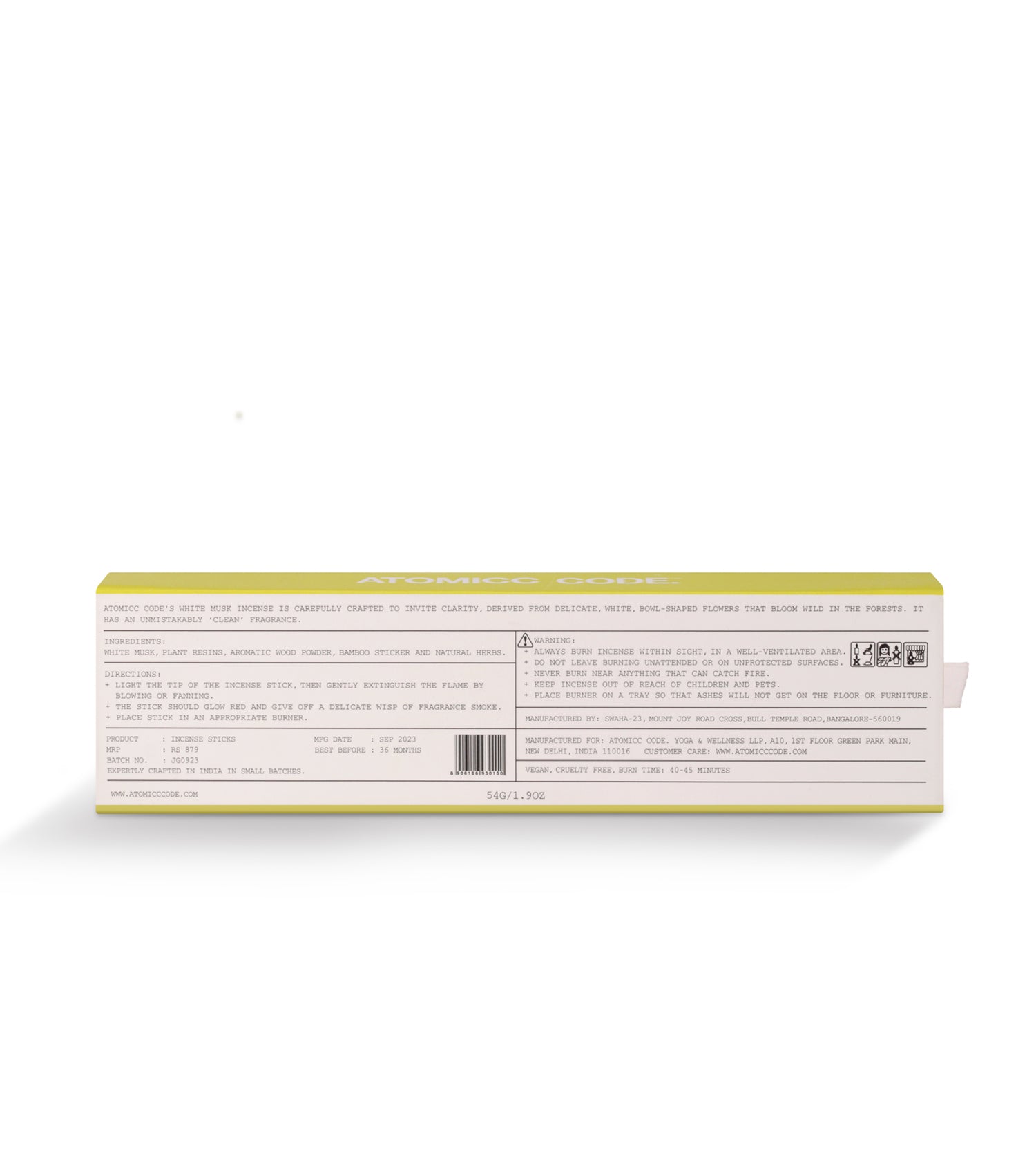 White Musk Incense Sticks